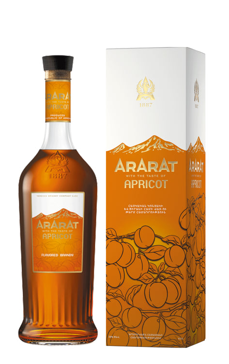 Ararat Apricot with Glass Brandy 750ml