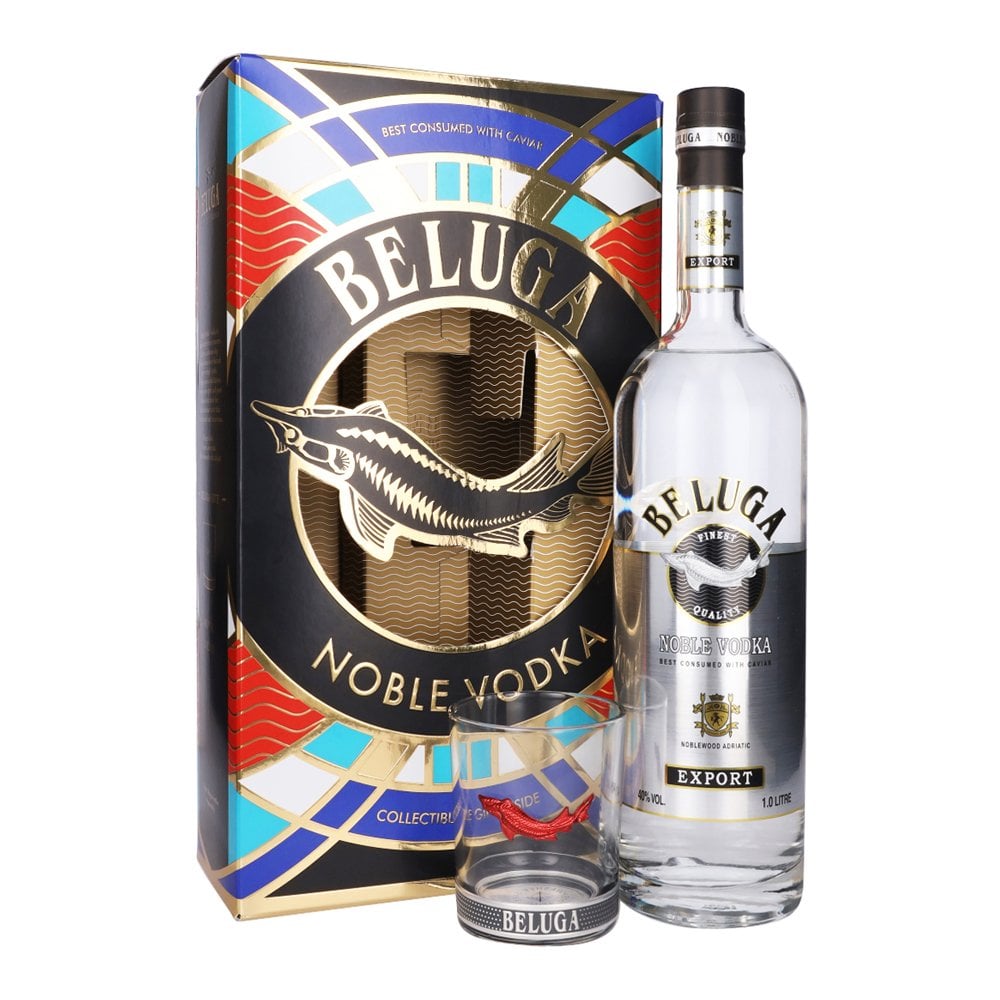 Beluga Noble Vodka Gift Pack 750ml