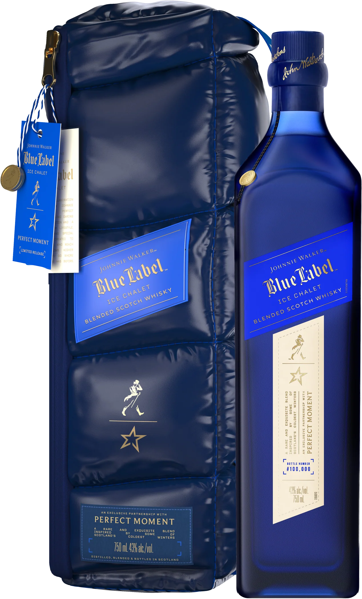 Johnnie Walker Blue Label Ice Chalet 750ml