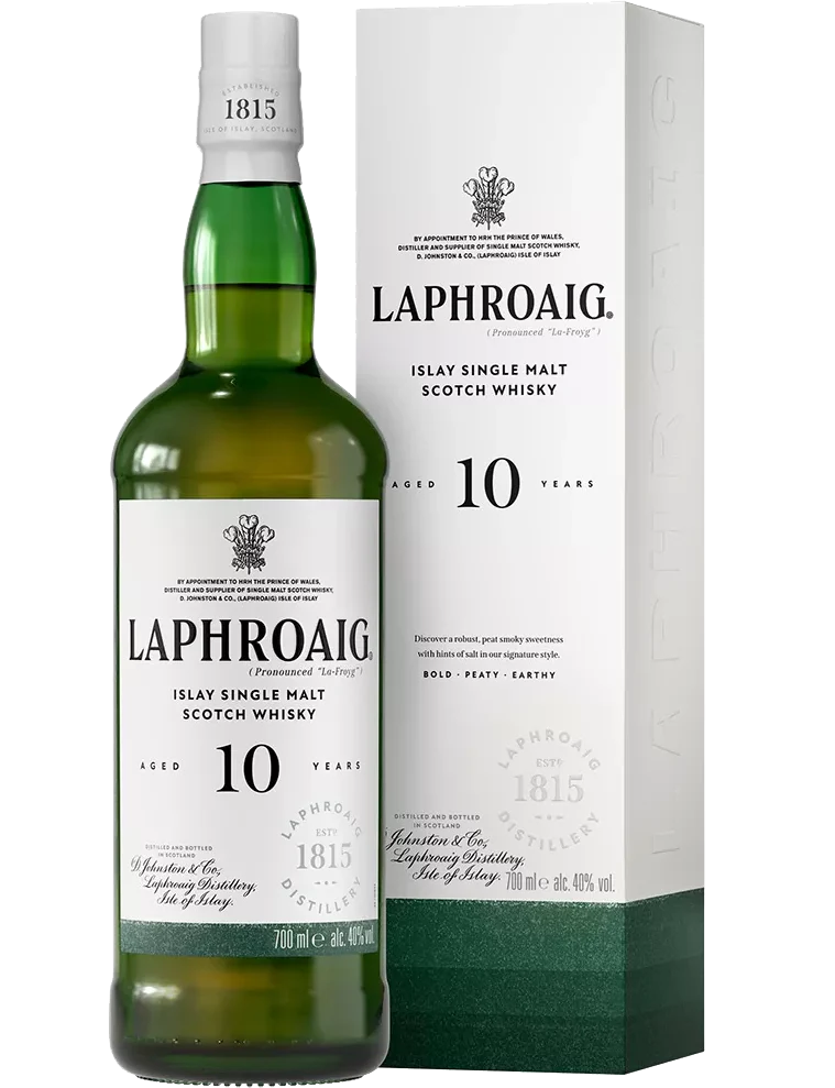 Laphroaig 10 Year Old Single Malt Scotch Whisky 750ml