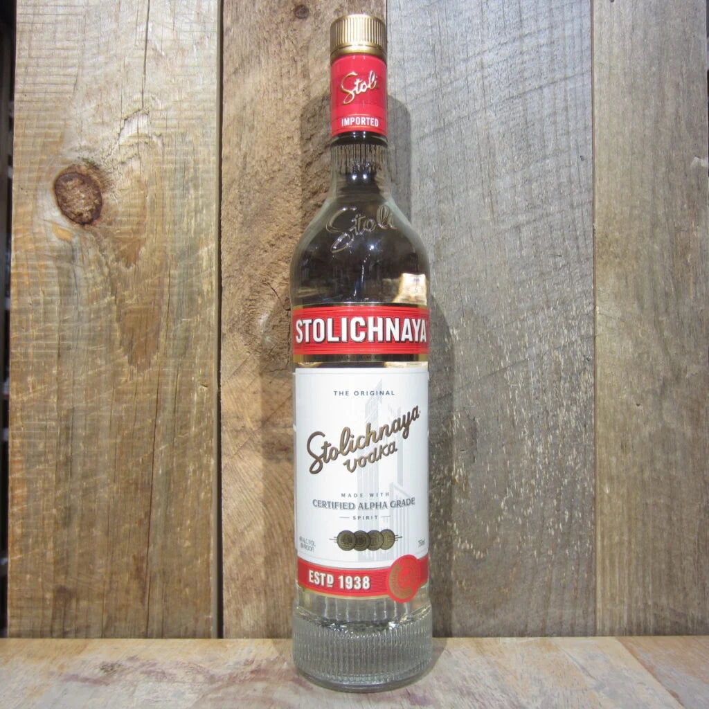 Stolichnaya Vodka 750ml