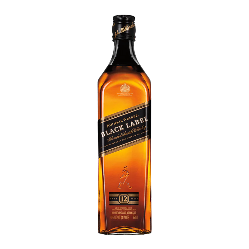 Johnnie Walker Black Label Scotch Whisky 750ml