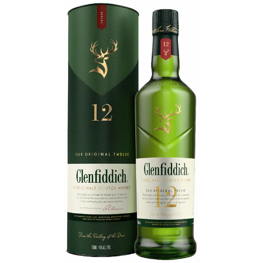Glenfiddich 12 Year Old Single Malt Scotch Whisky 750ml