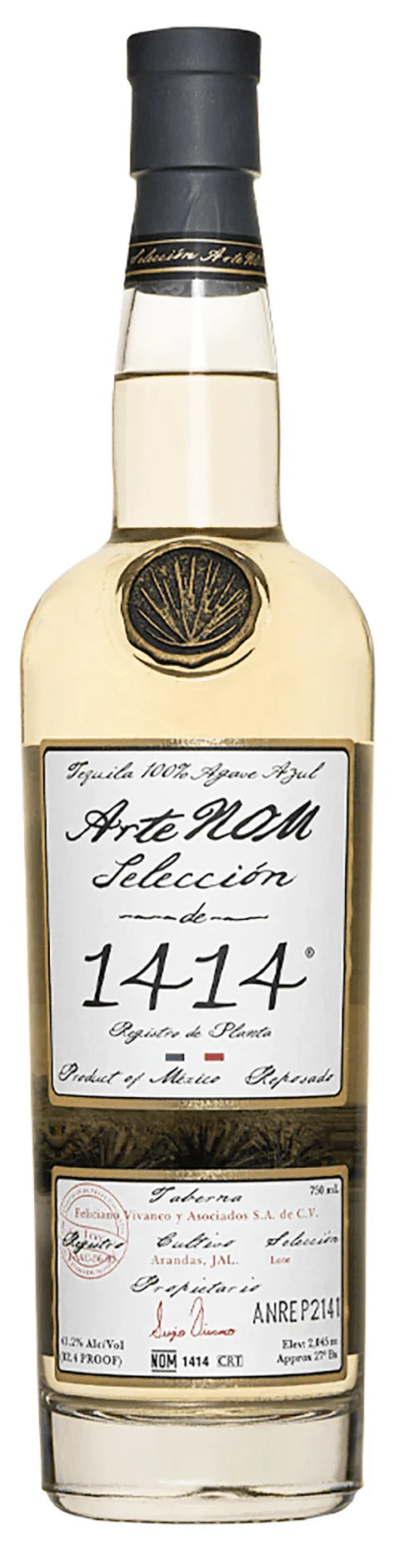 1414 Arte NOM Reposado Tequila 750ml