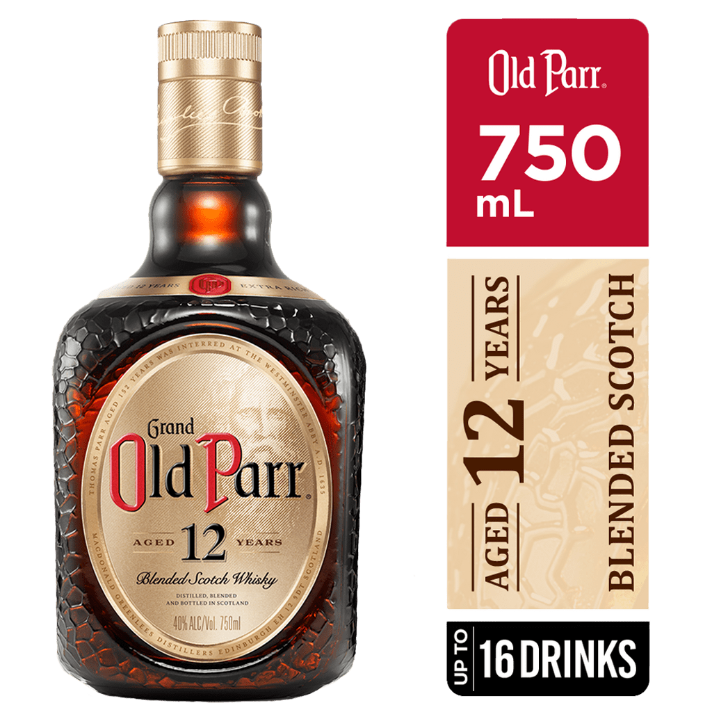 Grand Old Parr 12 Year Old Scotch Whisky 750ml