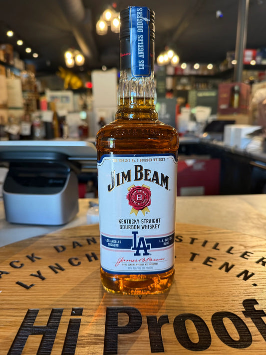 Jim Beam LA Dodgers with Highball Glass 750ml