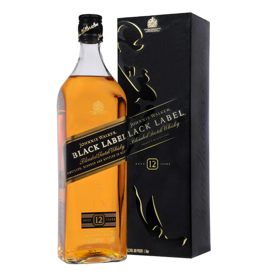 Johnnie Walker Black Label 750ml Gift Box