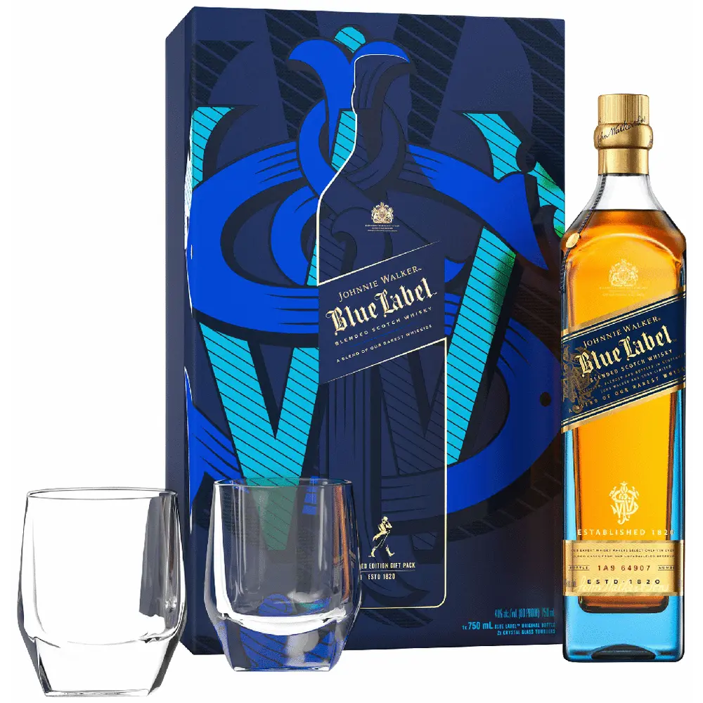 Johnnie Walker Blue Label Gift Pack 750ml