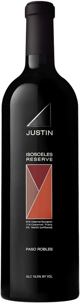 Justin Vineyards & Winery Isosceles Reserve 2016 750ml