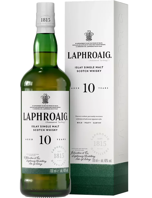 Laphroaig 10 Year Old Single Malt Scotch Whisky 750ml