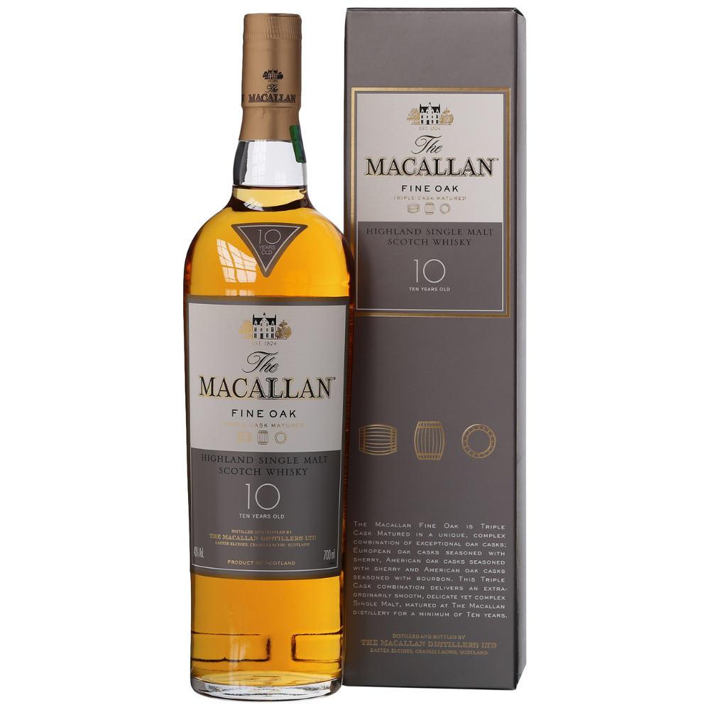 Macallan 10 Year Old Fine Oak Scotch Whisky 750ml
