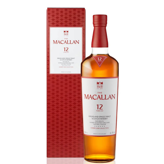 Macallan 12 Year Old Sherry Oak Scotch Whisky 750ml
