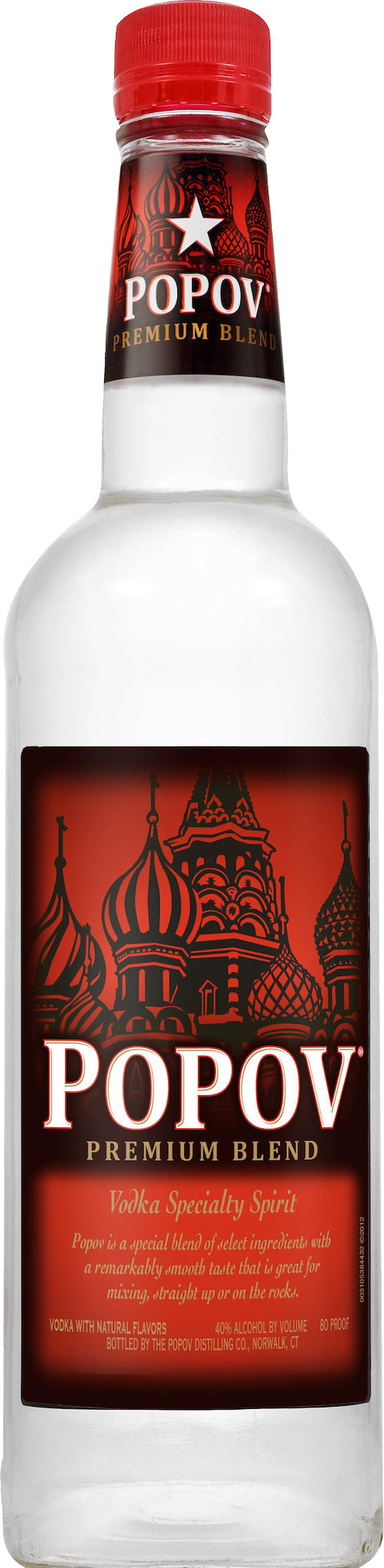 Popov Premium Blend Vodka 750ml