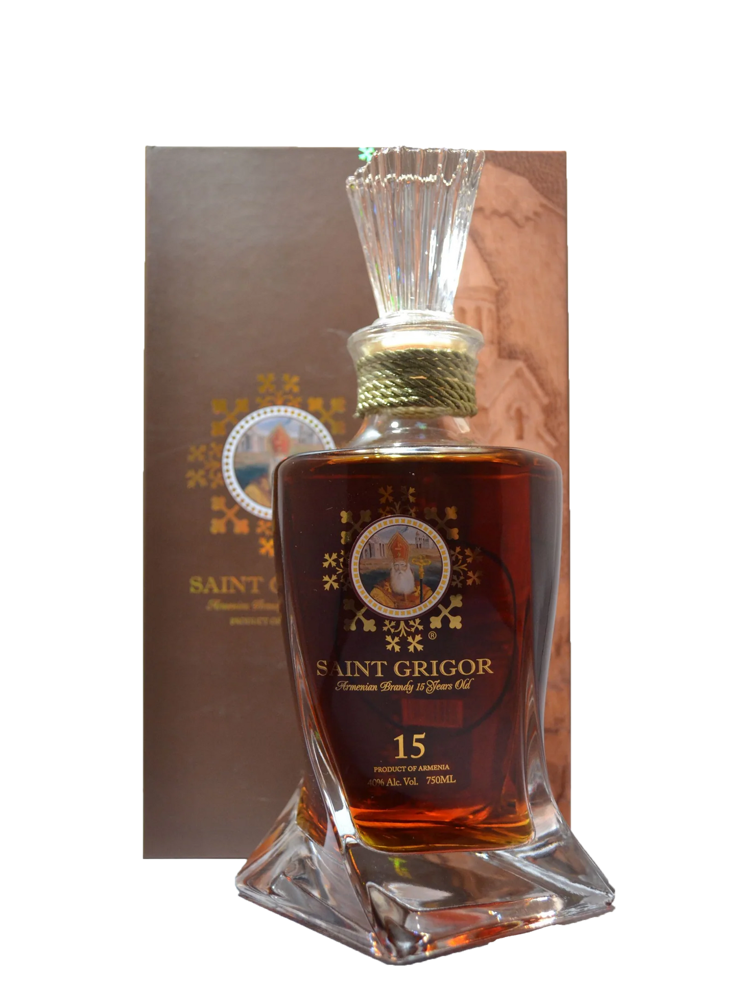 Saint Grigor Armenian Brandy 15 Year Old 750ml