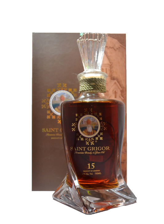 Saint Grigor Armenian Brandy 15 Year Old 750ml