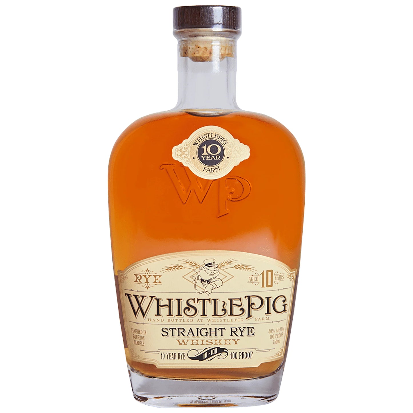 WhistlePig Straight Rye Aged 10 Years 750ml