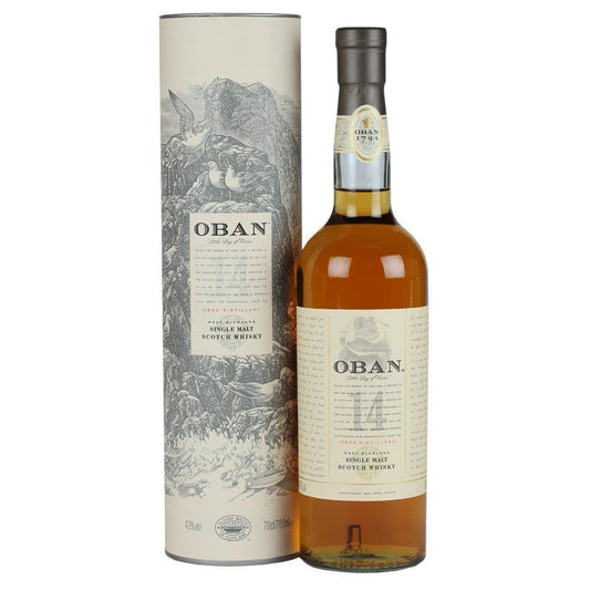 Oban 14 Year Old Single Malt Scotch Whisky 750ml